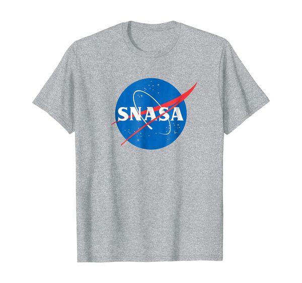 

snasa meatball logo insignia space clothing graphic t-shirt, White;black