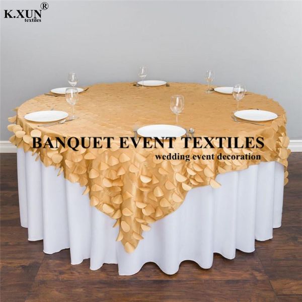 

table cloth 180x180cm taffeta embroidery tablecloth overlay fit for wedding event party el decoration
