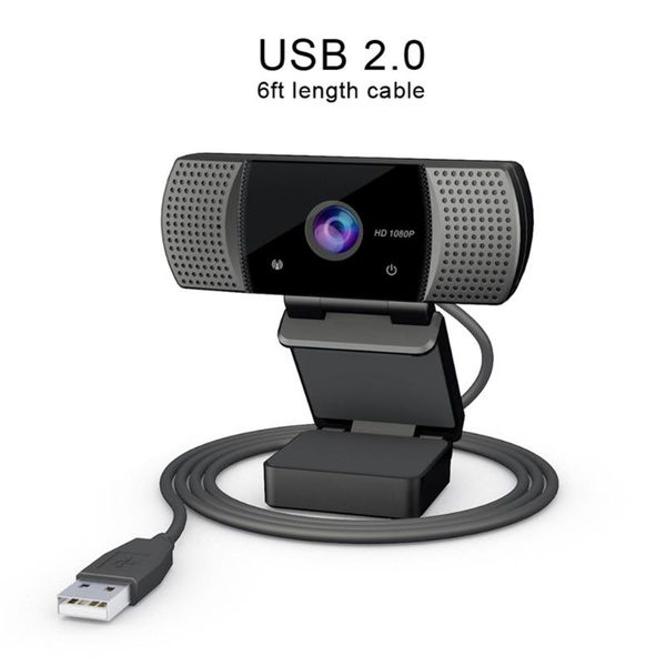 

webcams 1080p full hd usb webcam lapcomputer web camera with microphone driver-household accessories