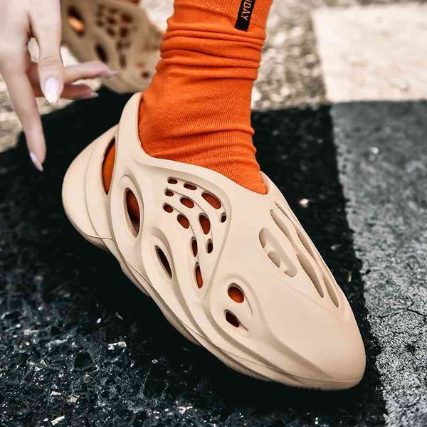 

official website 70% off outlet summer women's casual sandals outdoor sports beach shoes men high-indoor slippers high-quality lazy hol, Black