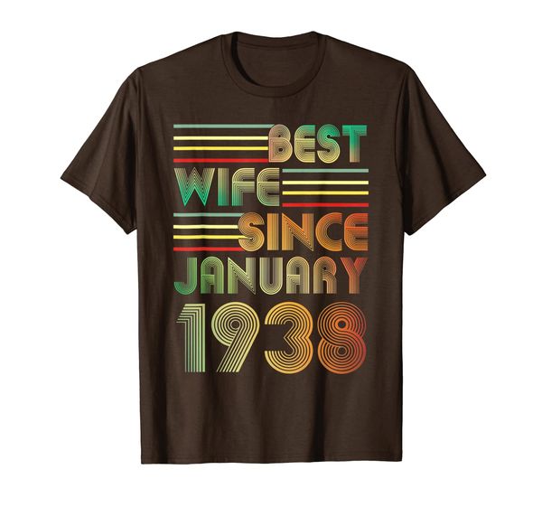 

January 82nd Wedding Anniversary For Her 82 Yrs Best Wife T-Shirt, Mainly pictures