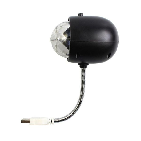 

effects usb led stage light sound control crystal magic disco dj ktv party lamp