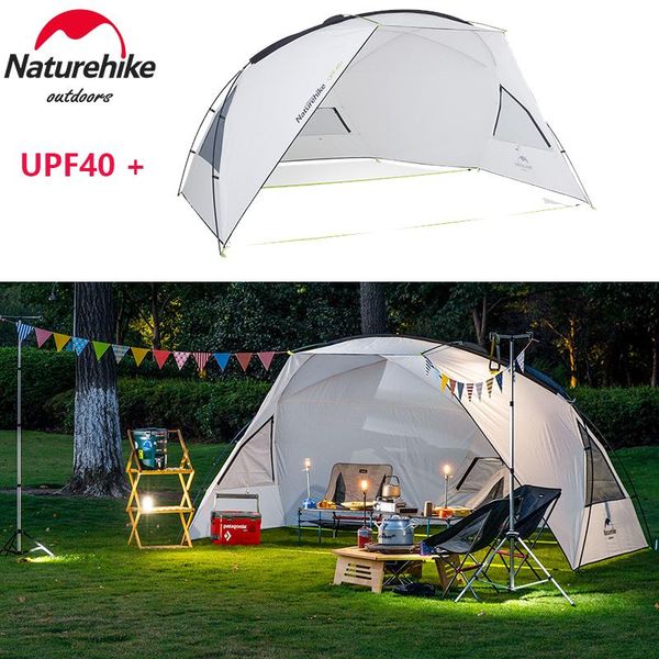 

tents and shelters naturehike upf40+ anti-uv camping tent outdoor beach large rain sun shelter awning waterproof barbecue picnic with po