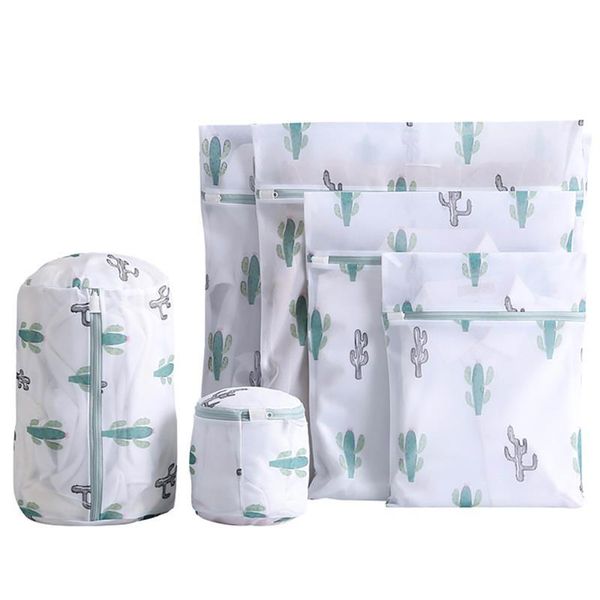 

clothing & wardrobe storage 6pcs sold underwear washing bag printing mesh fabric fine set clothes large care