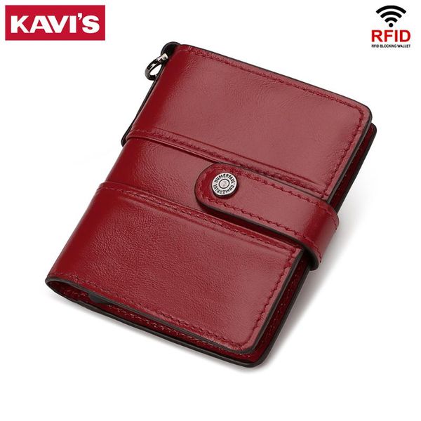 

card holders kavis aluminum metal credit business mini wallet 2021 women smart holder rfid drop, Brown;gray