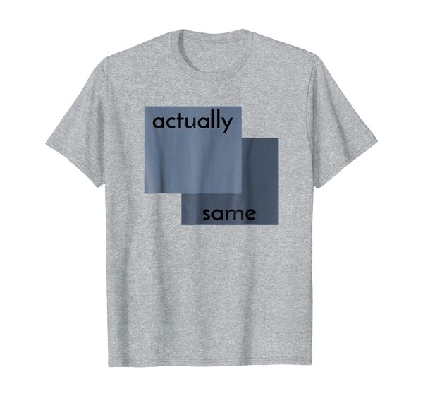

actually same - vaporwave aesthetic t-shirt, White;black