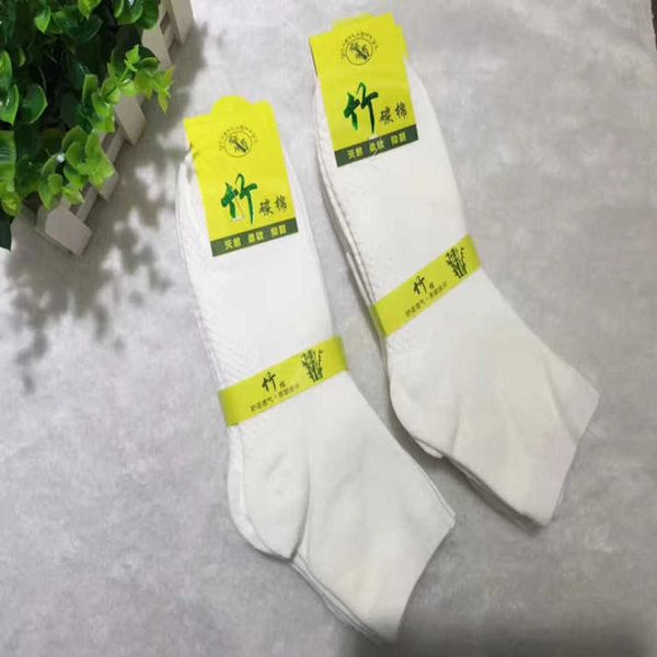 

men's pure color massage bottom casual comfortable men's middle tube cotton socks, Black