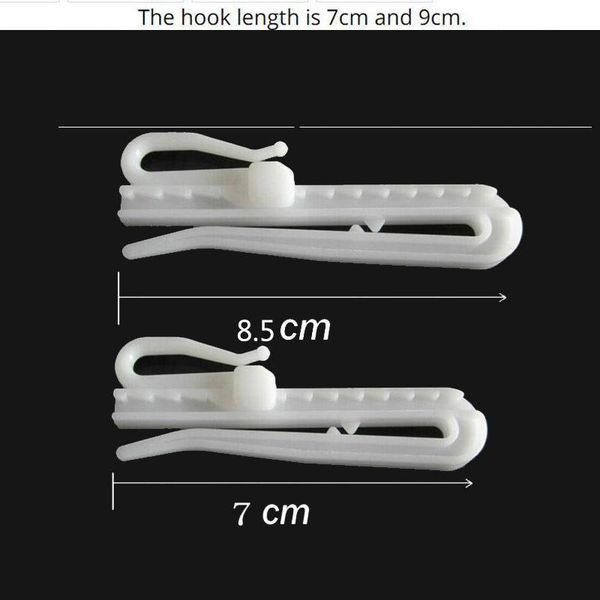 

other home decor 10/20pcs 7cm 8.5cm curtain hanging hooks ring window white plastic hook for c1