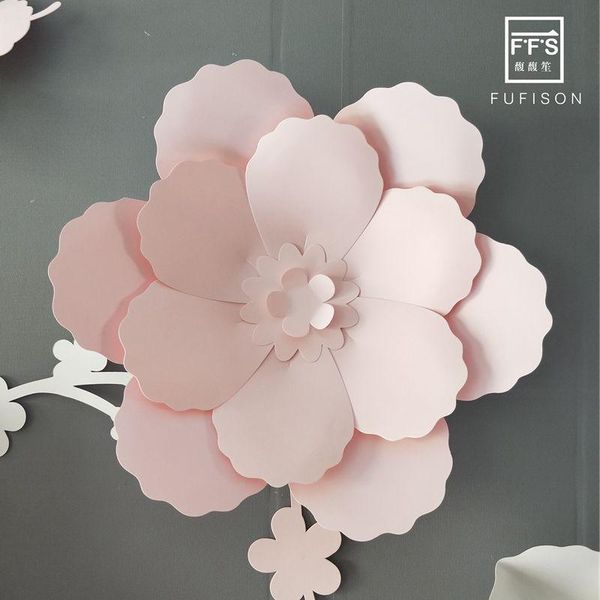 

wedding decor paper flower wall flowers home decoration party backdrops shopwindow graduation sashes