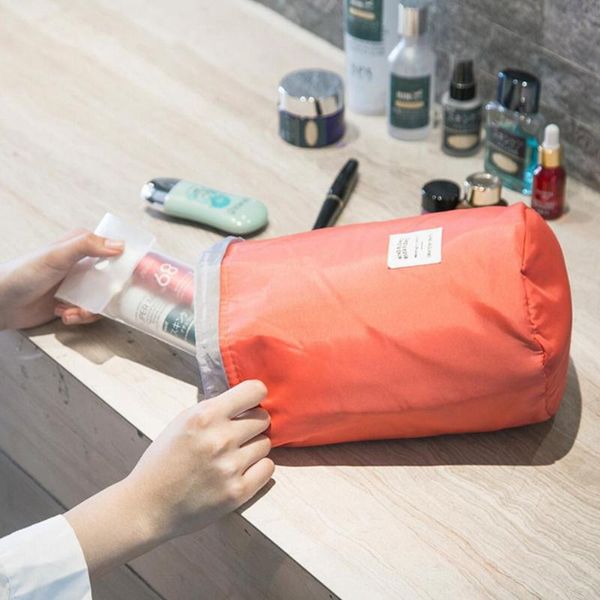 

storage bags outdoor girl makeup drawstring women cosmetic bag female toiletries waterproof organizer