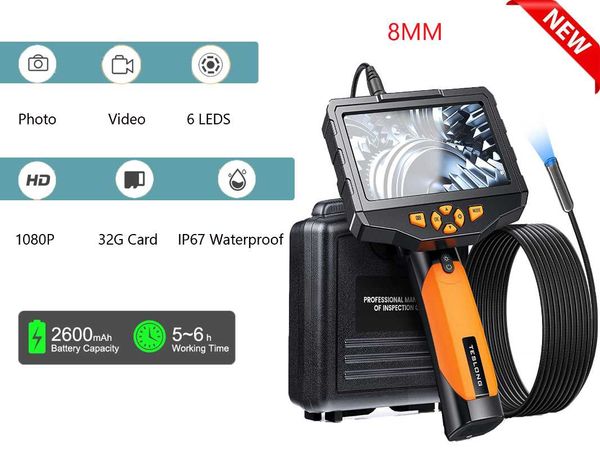 

cameras focusing washing machine inspection endoscope 14.5mm 3m rigid line 32gb tf card with multi-function system