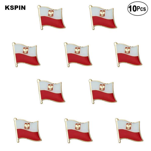 

poland flag lapel pin flag badge brooch pins badges ks0039, Gray