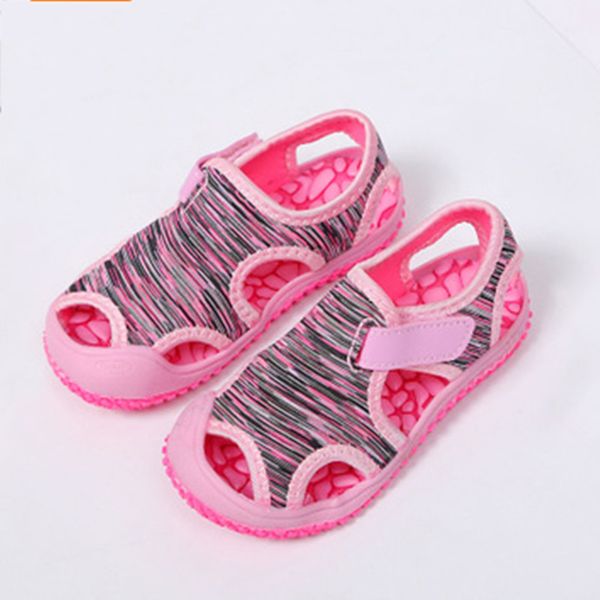 

men's and women's sandals beach summer wading shoes, Black;red