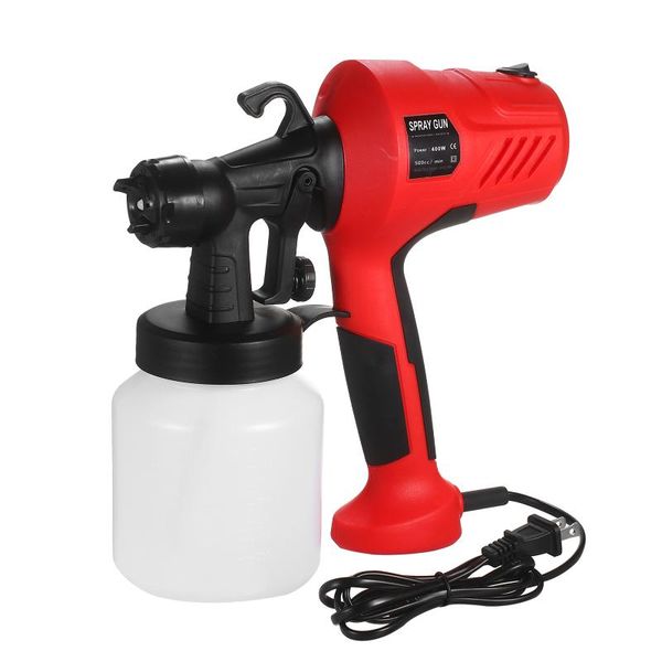 

professional spray guns 400w gun high power electric paint sprayer airbrush 800ml large capacity adjustable 110v/220v