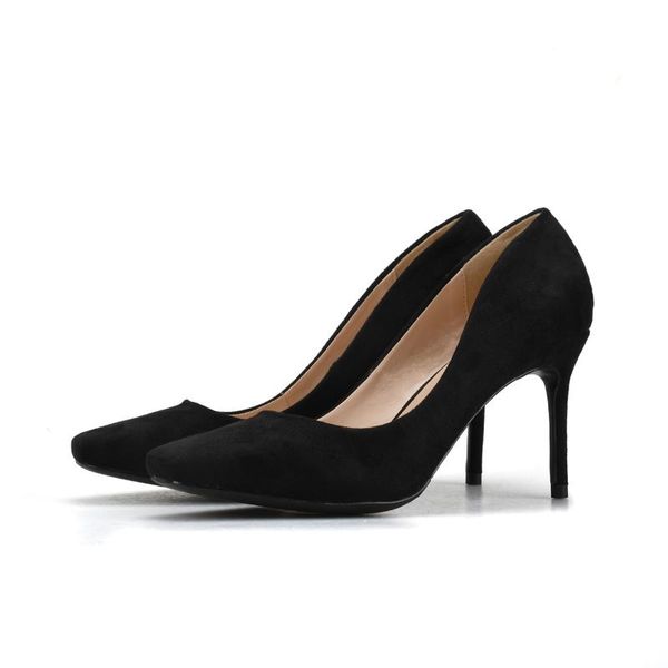 

women high heel pumps shoes black square toe fashion wedding party d01-r dress