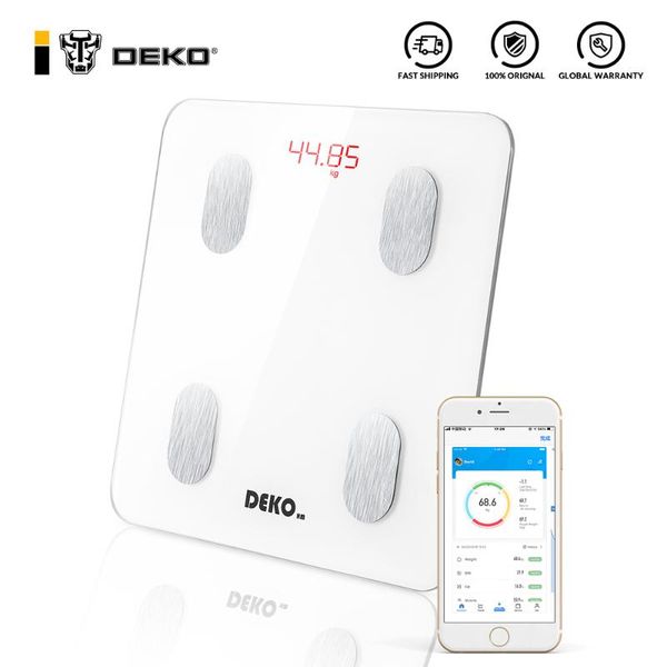 

smart scales deko digital body fat scale bluetooth weight bmi health monitor weighing for