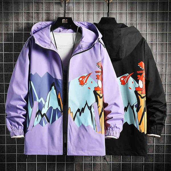 

harajuku 2021 spring and autumn casual wear hip hop style et zipper men's brand baseball suit large 5xl 6xl 7xl, Black