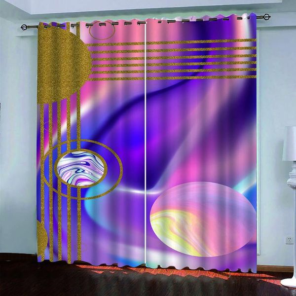 

curtain & drapes custom 3d fabric purple window for living room office bedroom