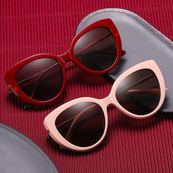 

sunglasses fashion cat eye magnet polarized female vintage 2 in 1 anti-blue light prescription glasses frame women eyewear uv400, White;black
