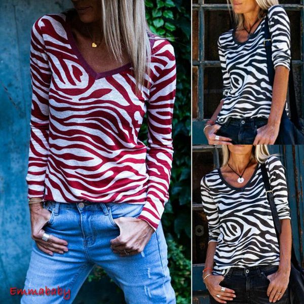 

women's sweaters ladies t-shirt striped summer women casual blouse long sleeve o neck button autumn sweater print pullover, White;black