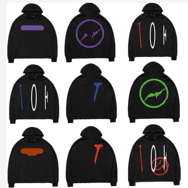 

hoodie hooded sweater loose couple fashion brand, Black