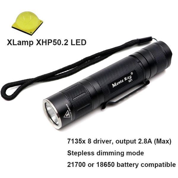

original xhp50.2 led high power outdoor 3000 lumens 21700 18650 lantern work light 7135 x 8 stepless dimming torch flashlights to torches