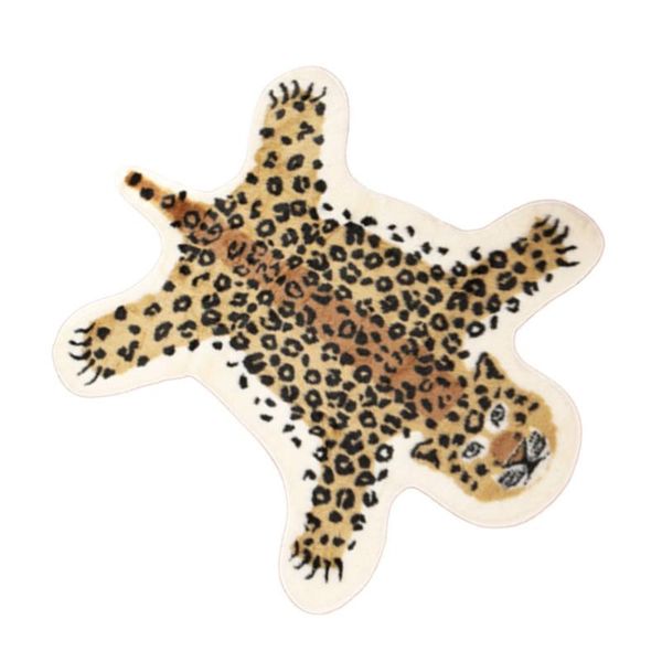

carpets nordic style imitation leopard carpet soft washable rug anti-dirt non bedroom living room mat home floor pad