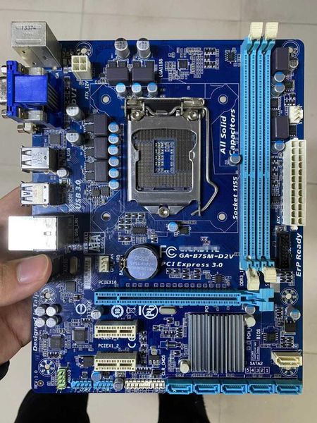 

motherboards b75m-d2v for gigabyte 1155 ddr3 deskmotherboard