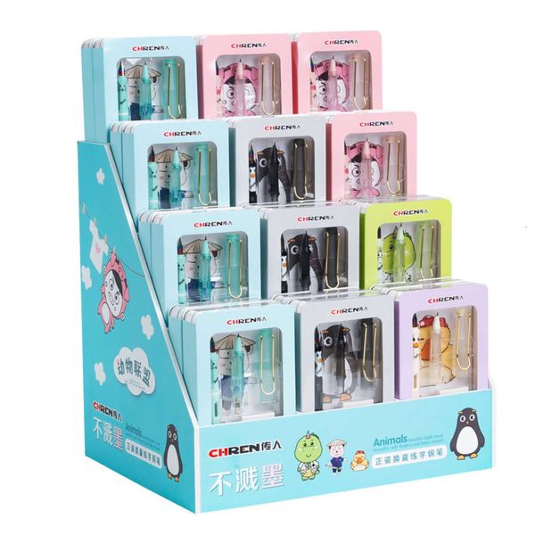 

heirloom pen gift box for makaron color dual purpose children's pen set