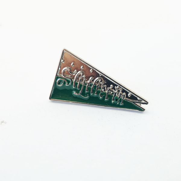 

triangle brooch green brooch can be produced, processed and customized with large discounts, Gray