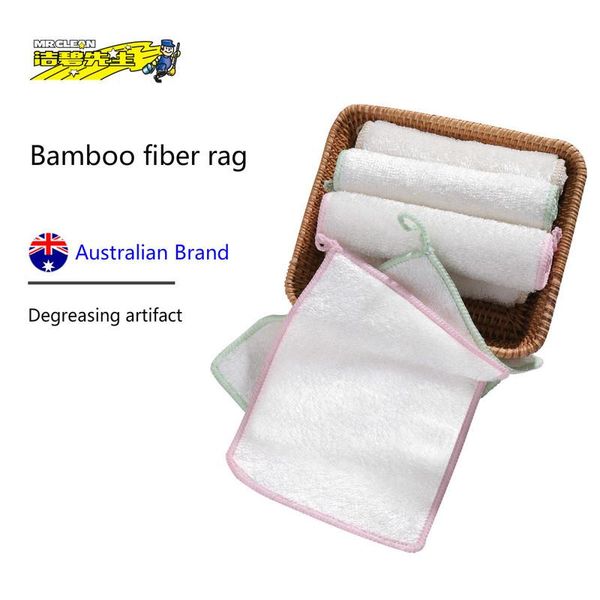 

cleaning cloths mr clean 10pcs bamboo fiber kitchen towel degrease household cloth towels for dishes house utensils