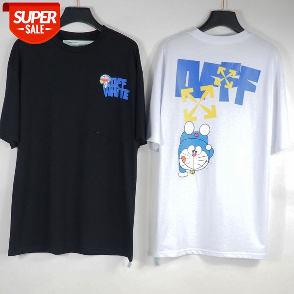 

joint doraemon letter arrow pattern short sleeve #xp59, White;black