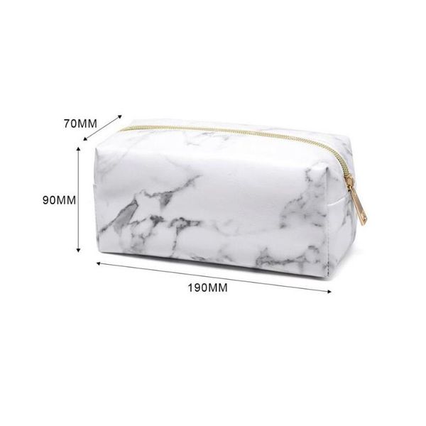 

marble pencil case premium quality bag as cosmetic bags