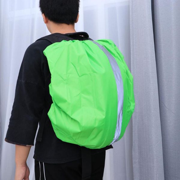 

outdoor bags backpack rain cover waterproof bag covers with reflective stripe for hiking camping climbing cycling size (green)
