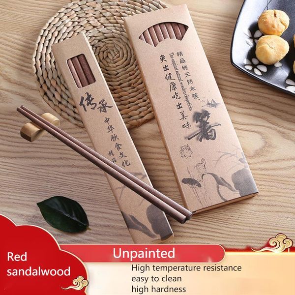 

chopsticks 10 pairs of chinese sets solid wood household tableware unpainted sushi sticks for kitchen accessories