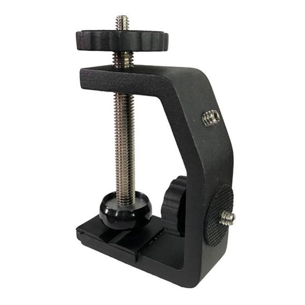 

universal aluminium alloy c-type 1/4 inch deskmount clip clamp stand for camera tripod ball head tripods
