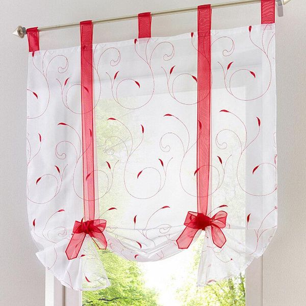 

shower curtains sell roman shade european embroidery style tie up window curtain kitchen voile sheer tab top