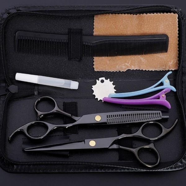 

hairdressing scissors professional hair cutting thinning haircut kit barber tool1