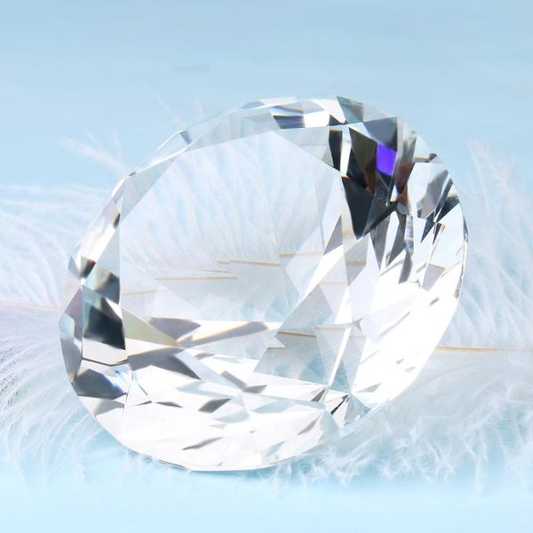 

decorative objects & figurines h&d wedding decoration 30mm crystal glass ball diamond romantic modern marriage table props home ornaments pa