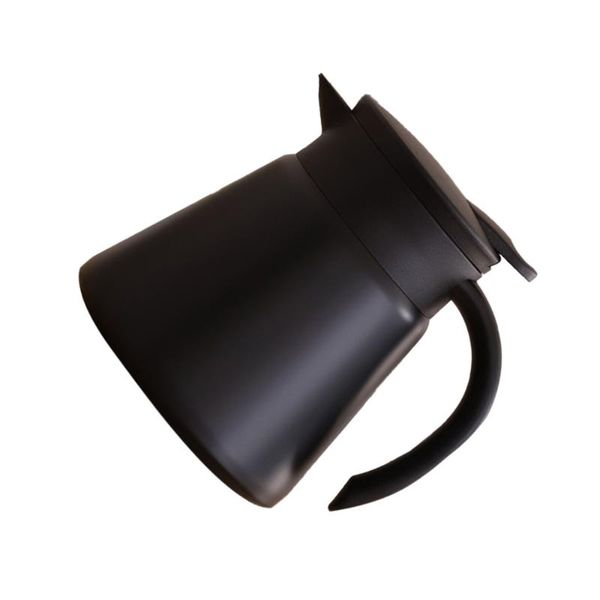 

water bottles double layer insulated pot 304 stainless steel 650ml kettle thermal bottle (black)