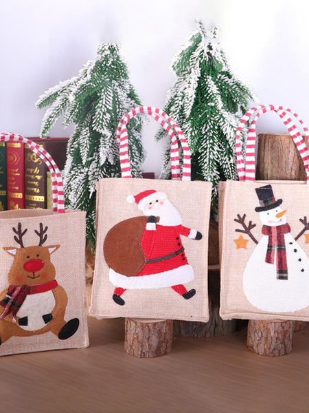 

gift wrap christmas products canvas bag souvenir tote shopping