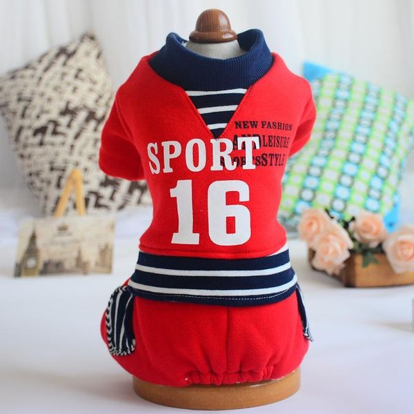 

dog apparel small cat print fleece hoodie coat pet jumpuit warm winter clothes 5 sizes 3colour