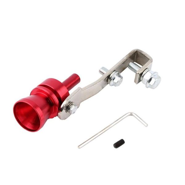 

motorcycle exhaust system m size universal car bov turbo sound whistle simulator pipe muffler black dropping &high quality