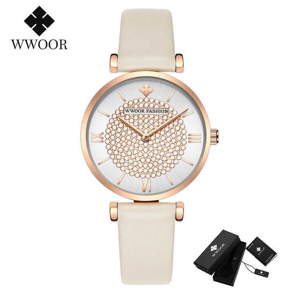 

wwoor fashion quartz watches for women luxury brand dress casual female wristwatch waterproof clock relogio feminino 210527, Slivery;brown