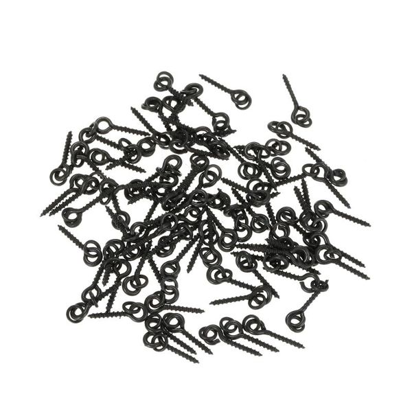

fishing accessories 100pcs/pack boilie ring bait screw peg for carp meblack 13mm steel terminal tackle
