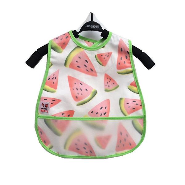 

bibs & burp cloths baby cartoon feeding eva waterproof adjustable child apron