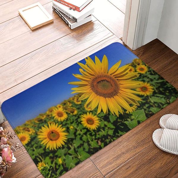

carpets sunflower doormat rectangle soft bathroom kitchen floor mat hallway rug carpet absorbent bath