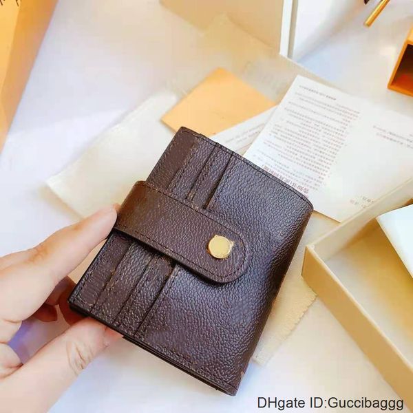 

real leather more than 2020 new lady wallet brief paragraph wallets leather purses for women print wallet female buckles purse