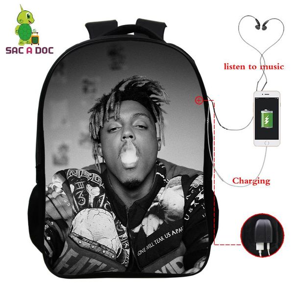 

backpack mochila feminina bookbag juice wrld women morral hombre school bags for teenage girls usb charge mens laptop