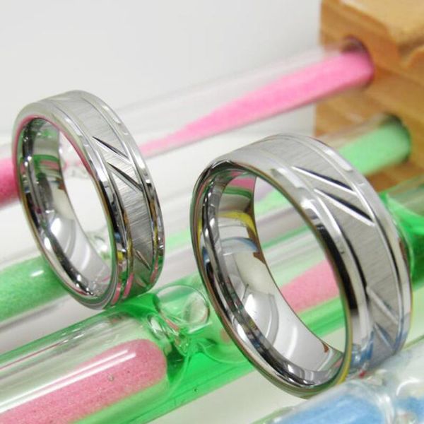 

wedding rings fashion silvevr color craved pattern tungsten carbide women's anniversary engagement, Slivery;golden